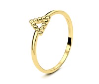 Gold Plated Silver Rings NSR-2879-GP